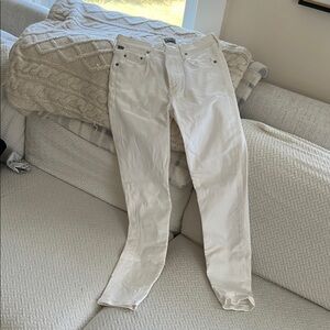 Citizen’s of Humanity Rocket Ankle High-Rise White Jeans